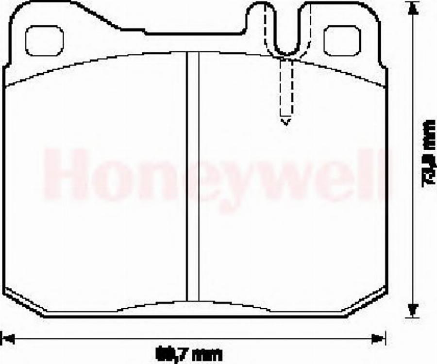 BENDIX 571553B - Komplet Pločica, disk-kočnica www.molydon.hr