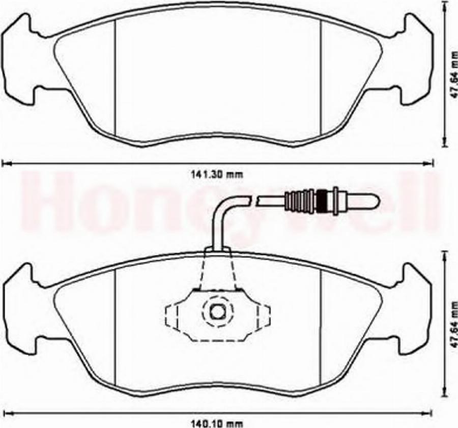 BENDIX 571509B - Komplet Pločica, disk-kočnica www.molydon.hr