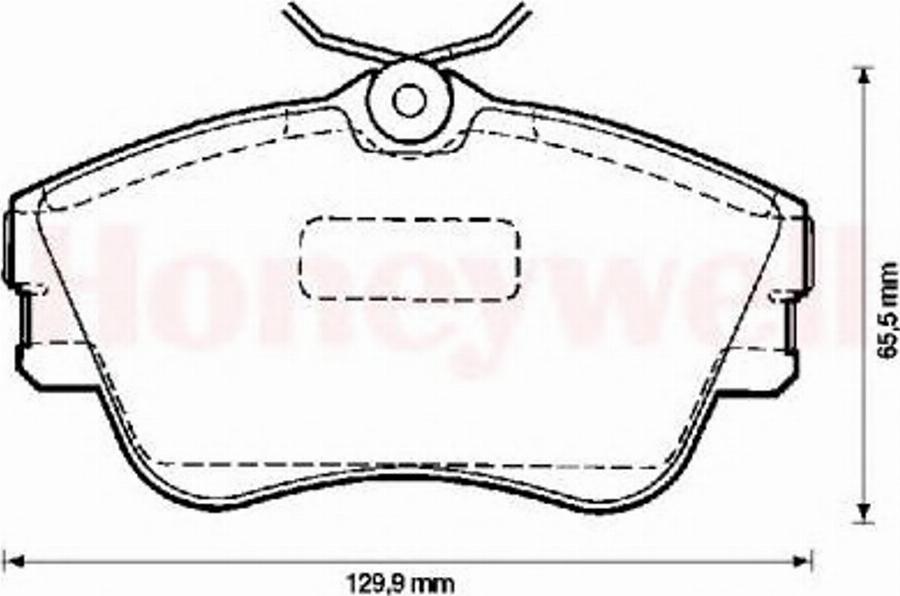 BENDIX 571847B - Komplet Pločica, disk-kočnica www.molydon.hr