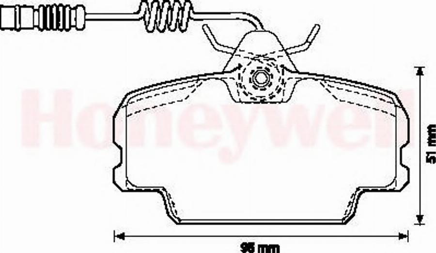 BENDIX 571868B - Komplet Pločica, disk-kočnica www.molydon.hr