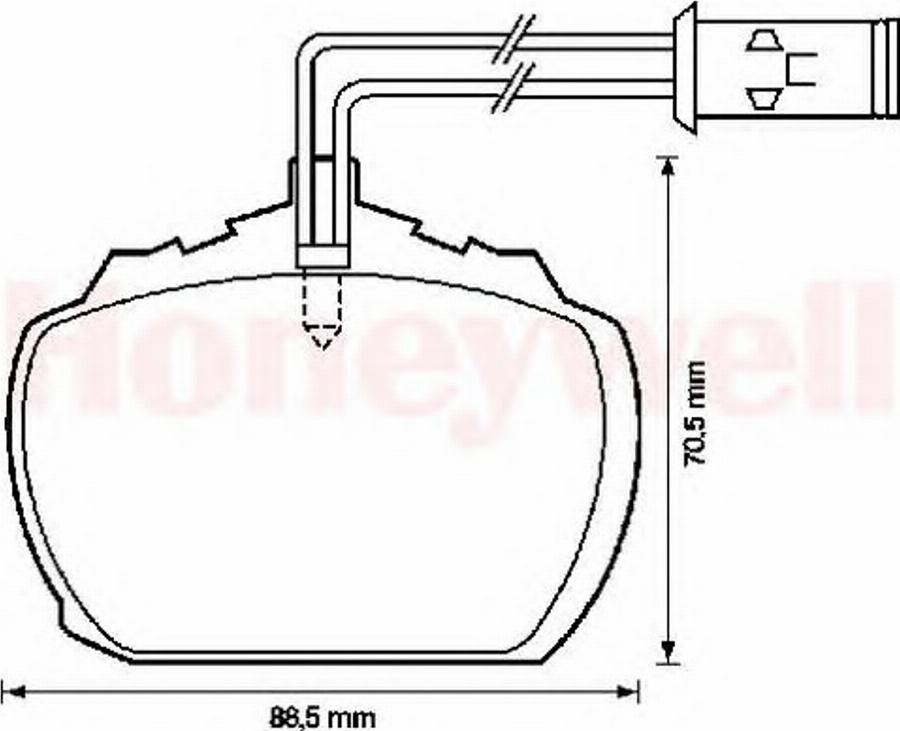 BENDIX 571820B - Komplet Pločica, disk-kočnica www.molydon.hr