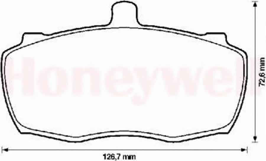 BENDIX 571822B - Komplet Pločica, disk-kočnica www.molydon.hr