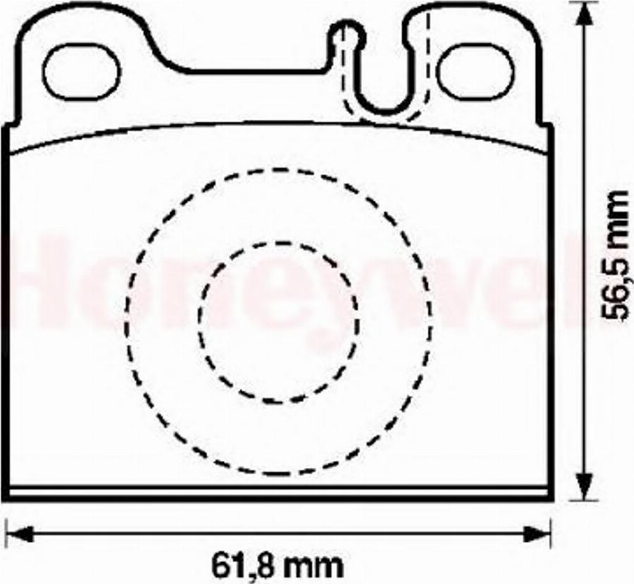 BENDIX 571342B - Komplet Pločica, disk-kočnica www.molydon.hr