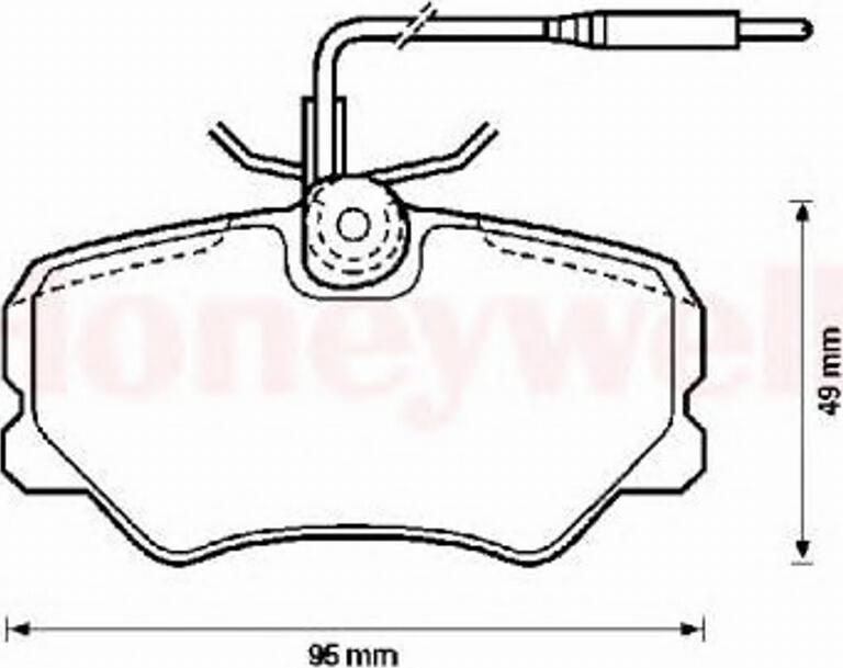 BENDIX 571359B - Komplet Pločica, disk-kočnica www.molydon.hr