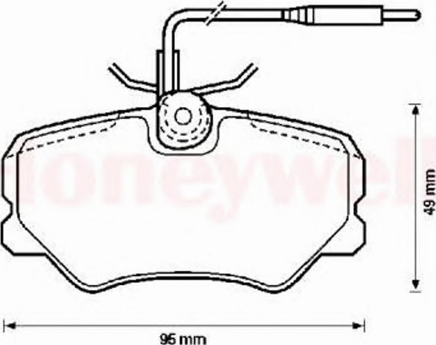 BENDIX 571359X - Komplet Pločica, disk-kočnica www.molydon.hr