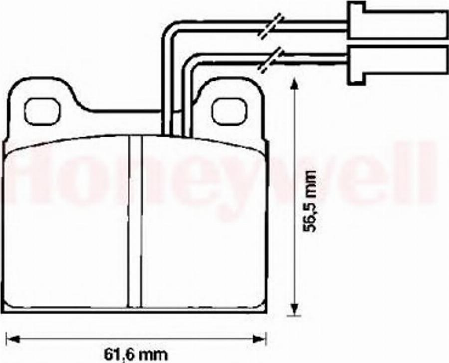 BENDIX 571384B - Komplet Pločica, disk-kočnica www.molydon.hr