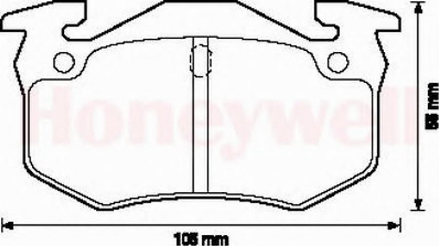 BENDIX 571335X - Komplet Pločica, disk-kočnica www.molydon.hr