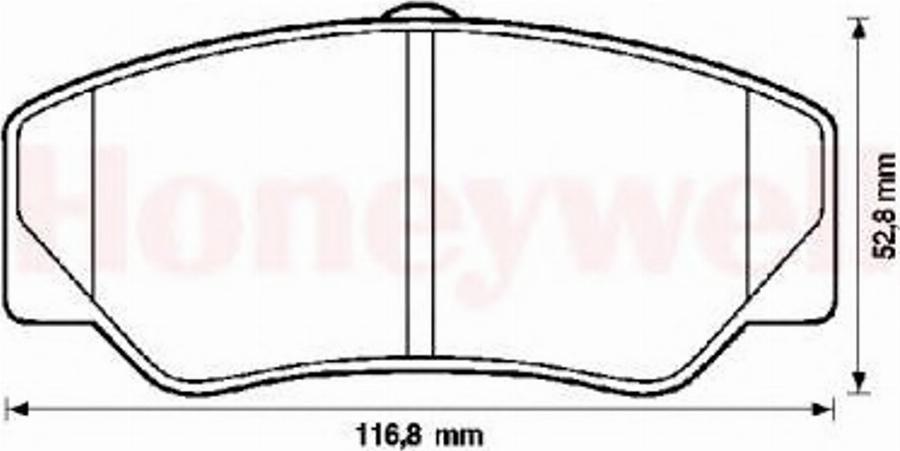 BENDIX 571336B - Komplet Pločica, disk-kočnica www.molydon.hr