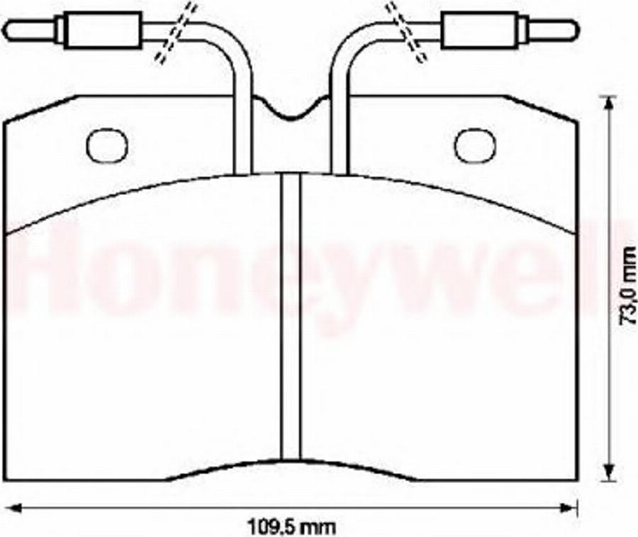 BENDIX 571325B - Komplet Pločica, disk-kočnica www.molydon.hr