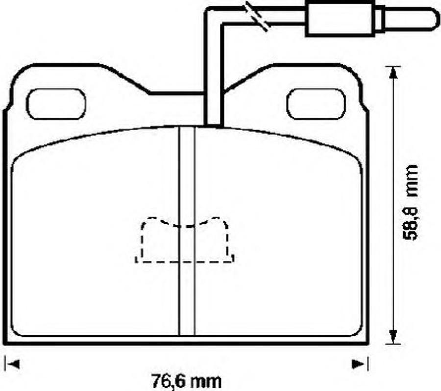 BENDIX 571323B - Komplet Pločica, disk-kočnica www.molydon.hr