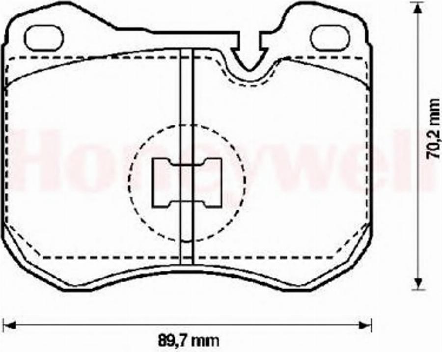 BENDIX 571373B - Komplet Pločica, disk-kočnica www.molydon.hr