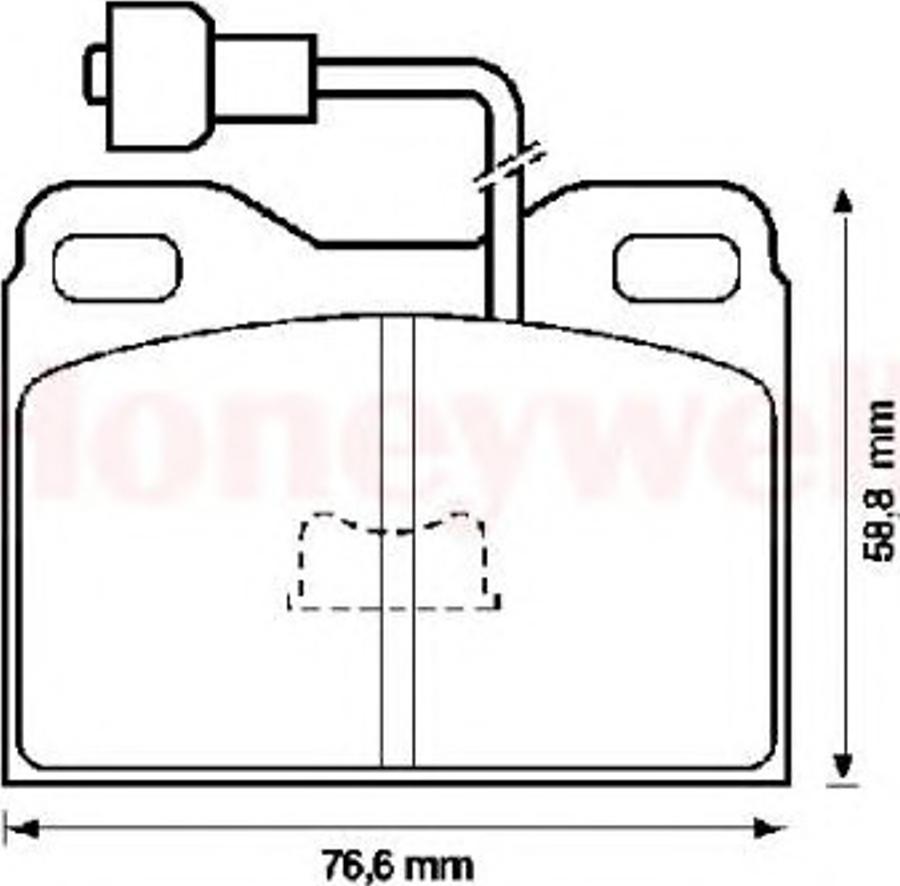 BENDIX 571248B - Komplet Pločica, disk-kočnica www.molydon.hr