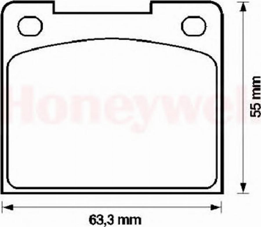 BENDIX 571204B - Komplet Pločica, disk-kočnica www.molydon.hr