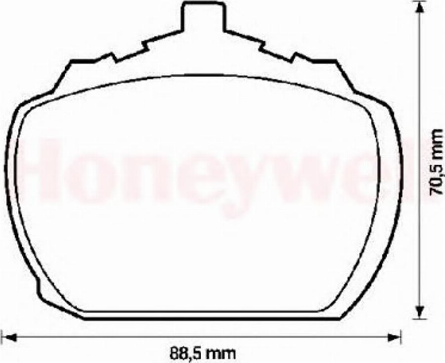 BENDIX 571233B - Komplet Pločica, disk-kočnica www.molydon.hr