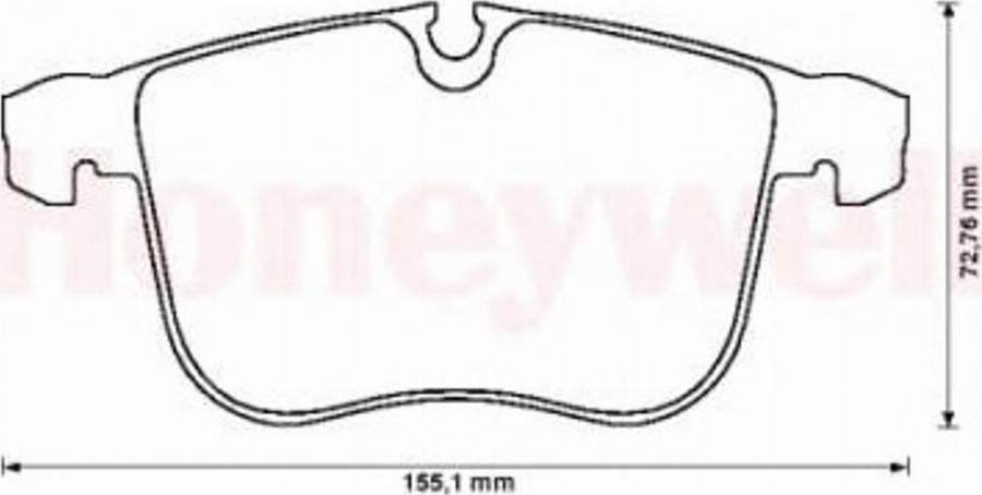 BENDIX 573090 B - Komplet Pločica, disk-kočnica www.molydon.hr