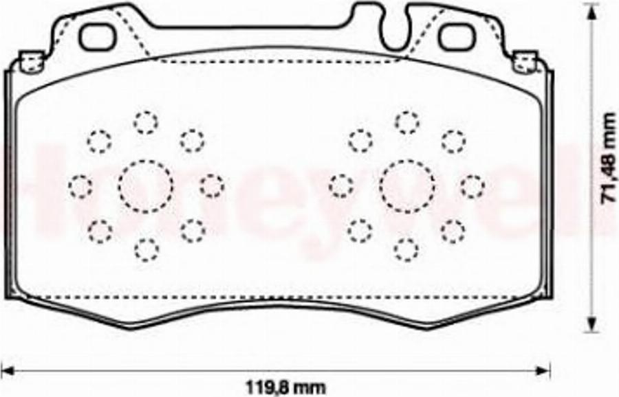 BENDIX 573092B - Komplet Pločica, disk-kočnica www.molydon.hr