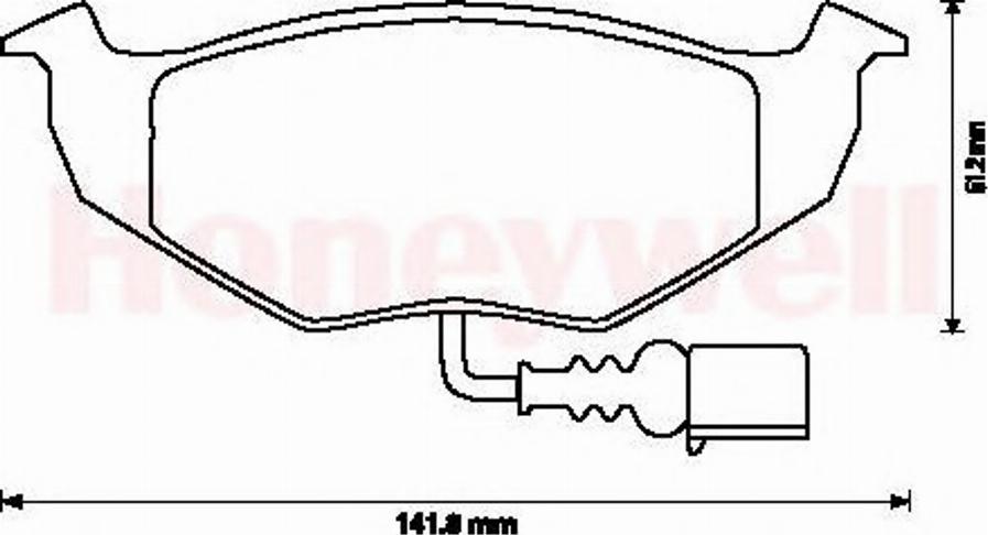 BENDIX 573111B - Komplet Pločica, disk-kočnica www.molydon.hr