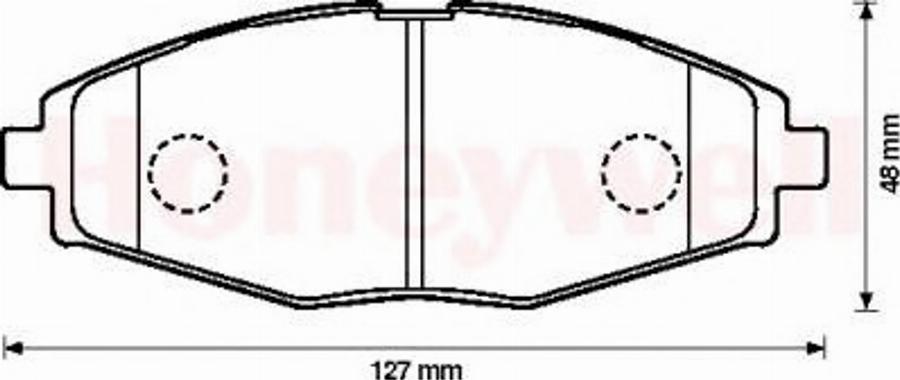 BENDIX 572402B - Komplet Pločica, disk-kočnica www.molydon.hr