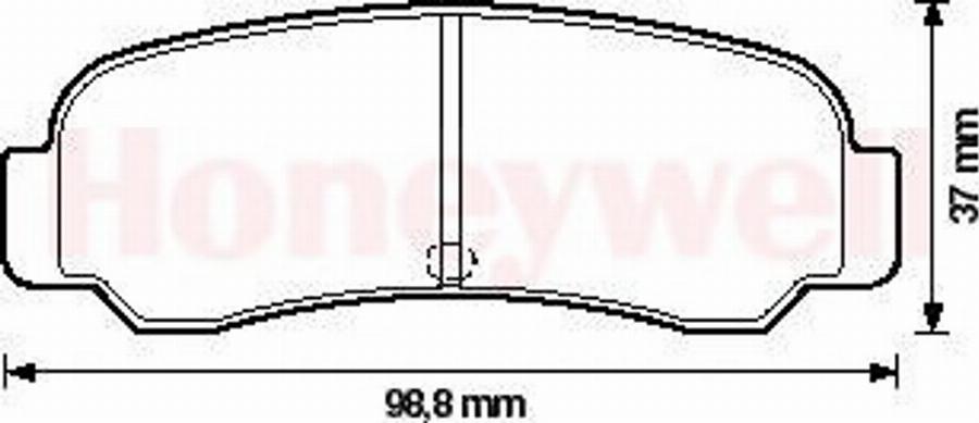 BENDIX 572156B - Komplet Pločica, disk-kočnica www.molydon.hr