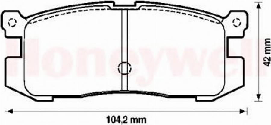 BENDIX 572169B - Komplet Pločica, disk-kočnica www.molydon.hr