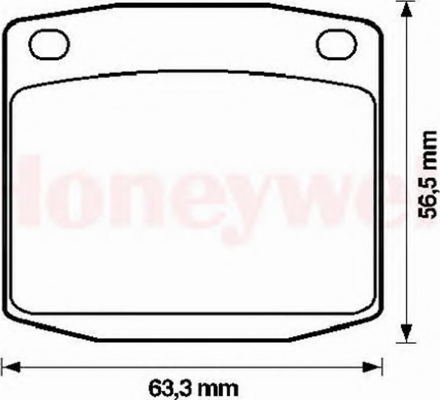 BENDIX 572107B - Komplet Pločica, disk-kočnica www.molydon.hr