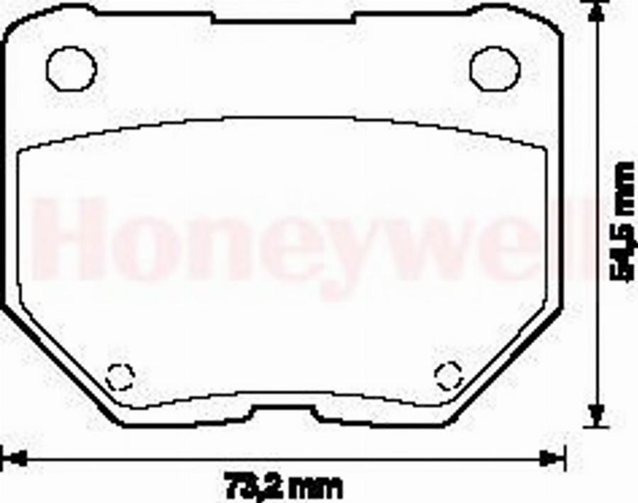 BENDIX 572110B - Komplet Pločica, disk-kočnica www.molydon.hr