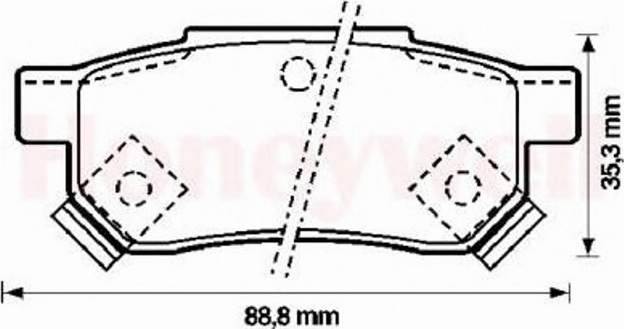 BENDIX 572136B - Komplet Pločica, disk-kočnica www.molydon.hr