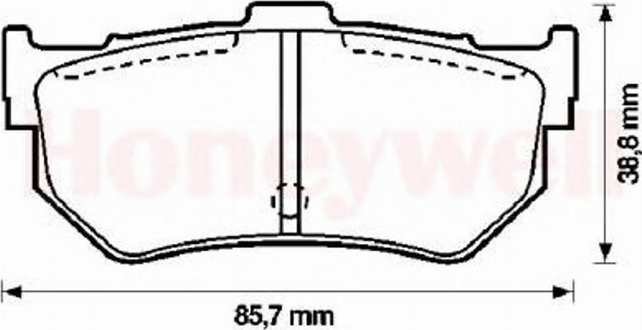 BENDIX 572133B - Komplet Pločica, disk-kočnica www.molydon.hr