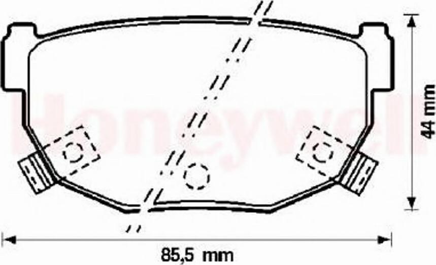 BENDIX 572132B - Komplet Pločica, disk-kočnica www.molydon.hr