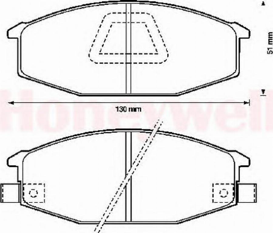 BENDIX 572315B - Komplet Pločica, disk-kočnica www.molydon.hr