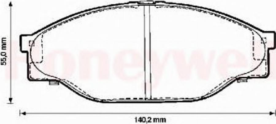 BENDIX 572378 B - Komplet Pločica, disk-kočnica www.molydon.hr