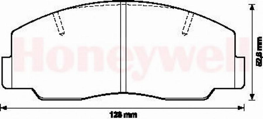 BENDIX 572297B - Komplet Pločica, disk-kočnica www.molydon.hr