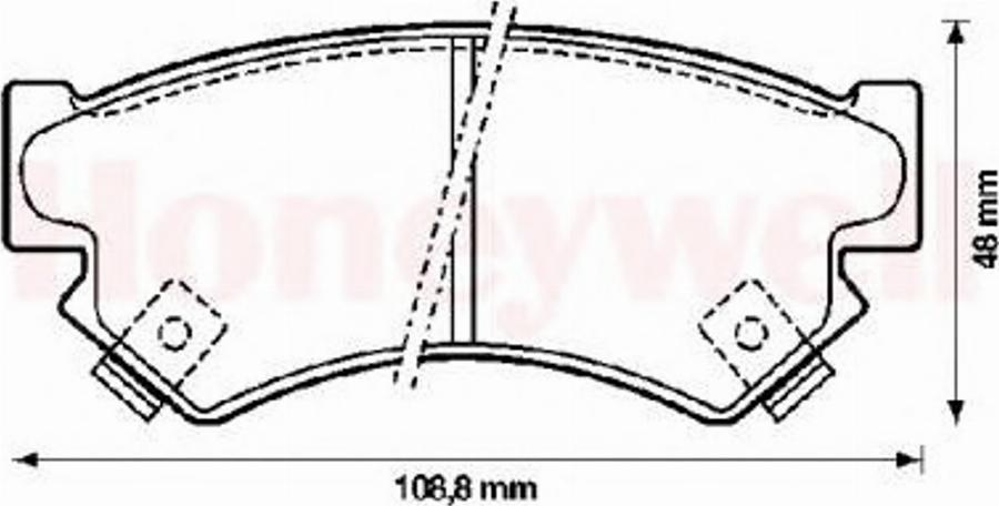 BENDIX 572211B - Komplet Pločica, disk-kočnica www.molydon.hr