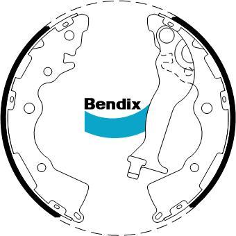 BENDIX BS5014 - Komplet kočnica, bubanj kočnice www.molydon.hr