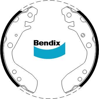 BENDIX BS5012 - Komplet kočnica, bubanj kočnice www.molydon.hr