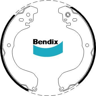 BENDIX BS5116 - Komplet kočnica, bubanj kočnice www.molydon.hr