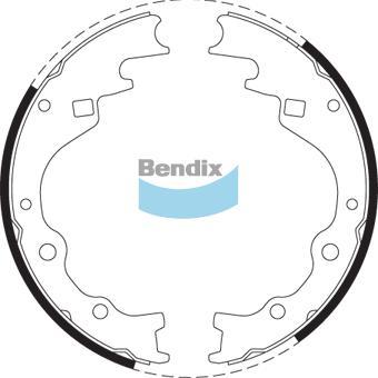 BENDIX BS1587 - Komplet kočnica, bubanj kočnice www.molydon.hr