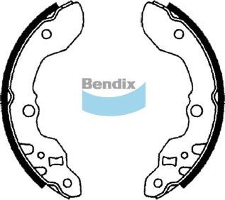 BENDIX BS1691 - Komplet kočnica, bubanj kočnice www.molydon.hr