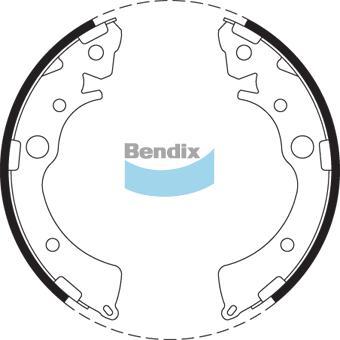 BENDIX BS1692 - Komplet kočnica, bubanj kočnice www.molydon.hr