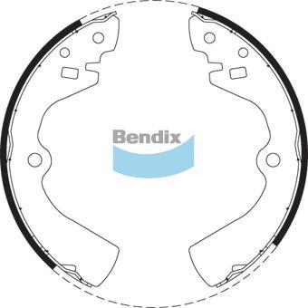 BENDIX BS1656 - Komplet kočnica, bubanj kočnice www.molydon.hr