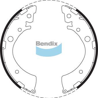 BENDIX BS1614 - Komplet kočnica, bubanj kočnice www.molydon.hr