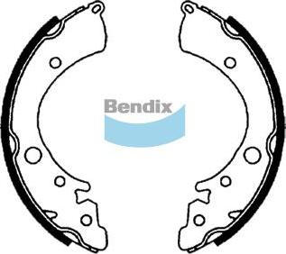 BENDIX BS1613 - Komplet kočnica, bubanj kočnice www.molydon.hr