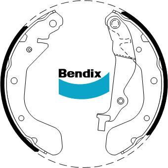 BENDIX BS1870 - Komplet kočnica, bubanj kočnice www.molydon.hr