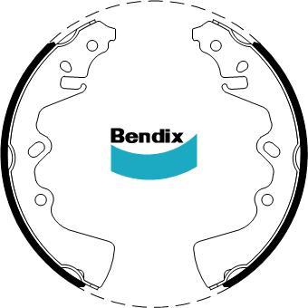 BENDIX BS1348 - Komplet kočnica, bubanj kočnice www.molydon.hr