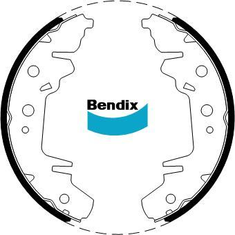 BENDIX BS1756 - Komplet kočnica, bubanj kočnice www.molydon.hr