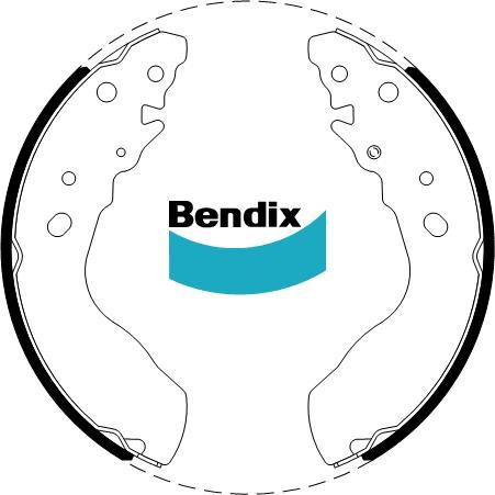 BENDIX BS1758 - Komplet kočnica, bubanj kočnice www.molydon.hr