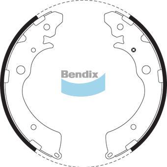 BENDIX BS1764 - Komplet kočnica, bubanj kočnice www.molydon.hr