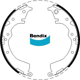 BENDIX BS1768 - Komplet kočnica, bubanj kočnice www.molydon.hr