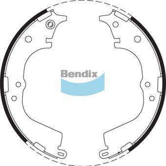 BENDIX BS1714 - Komplet kočnica, bubanj kočnice www.molydon.hr