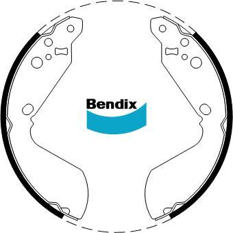 BENDIX BS1735 - Komplet kočnica, bubanj kočnice www.molydon.hr